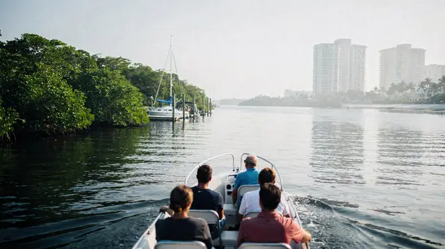 Daytona Beach boat tours on the Intracoastal, not the ocean