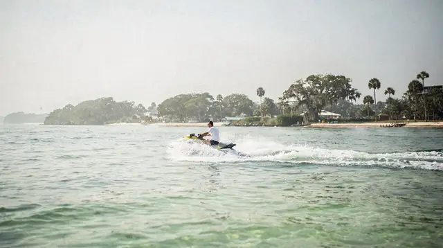 Jet ski and parasailing on the Gulf Coast