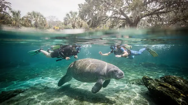 Manatee season month by month